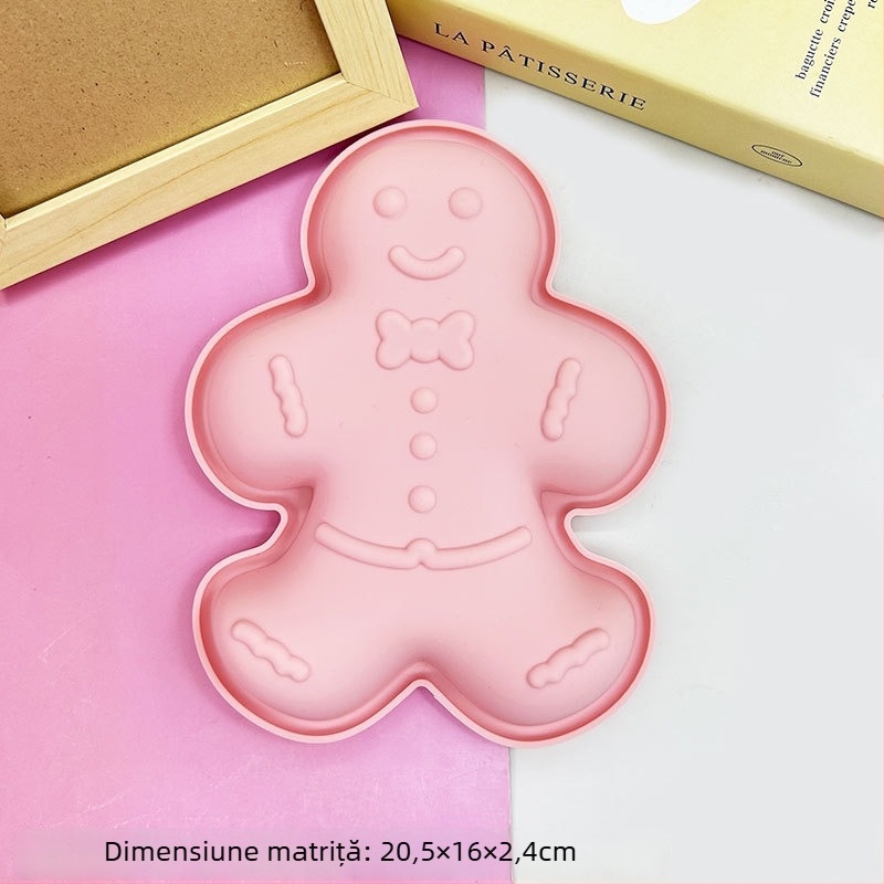 Formă de silicon pentru tort, cu formă neregulată, stil desen animat – formă unică pentru coacere și decorare de torturi, budincă și deserturi