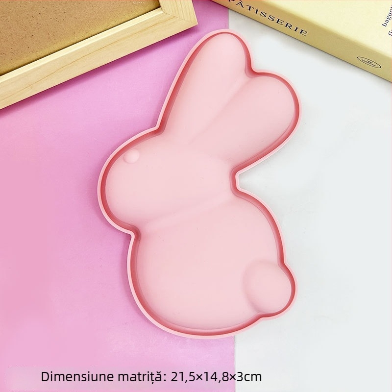 Formă de silicon pentru tort, cu formă neregulată, stil desen animat – formă unică pentru coacere și decorare de torturi, budincă și deserturi