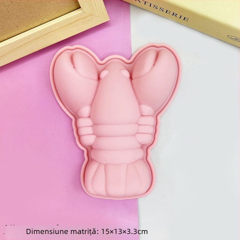 Formă de silicon pentru tort, cu formă neregulată, stil desen animat – formă unică pentru coacere și decorare de torturi, budincă și deserturi