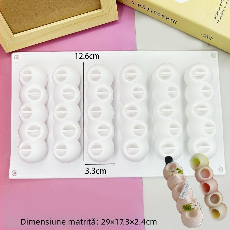 Formă de silicon pentru tort, cu formă neregulată, stil desen animat – formă unică pentru coacere și decorare de torturi, budincă și deserturi