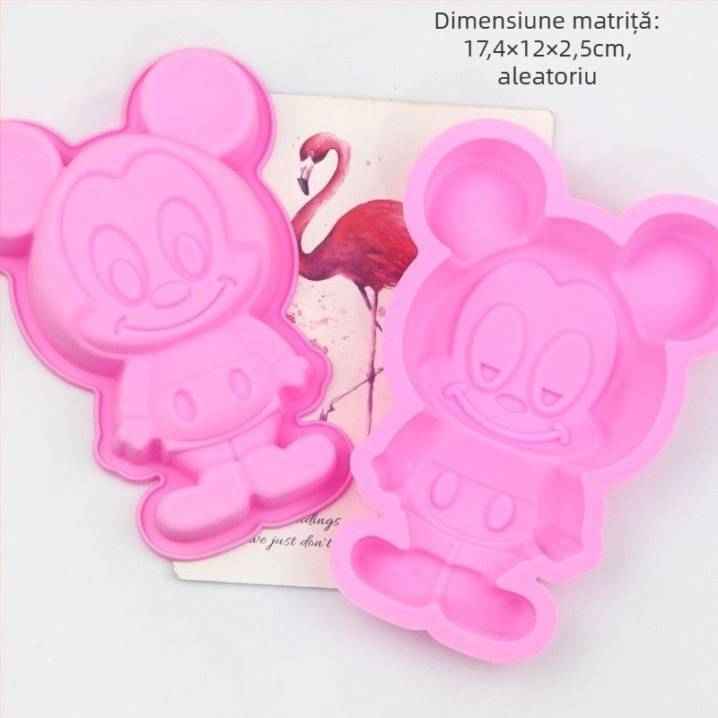 Formă de silicon pentru tort, cu formă neregulată, stil desen animat – formă unică pentru coacere și decorare de torturi, budincă și deserturi