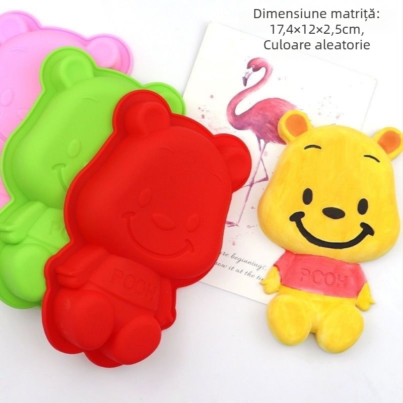 Formă de silicon pentru tort, cu formă neregulată, stil desen animat – formă unică pentru coacere și decorare de torturi, budincă și deserturi