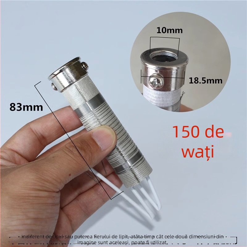 Cap de lipit fără plumb – vârf în unghi și vârf ascuțit, placare cu cupru electroplată, până la 300W, interval de temperatură 480°C