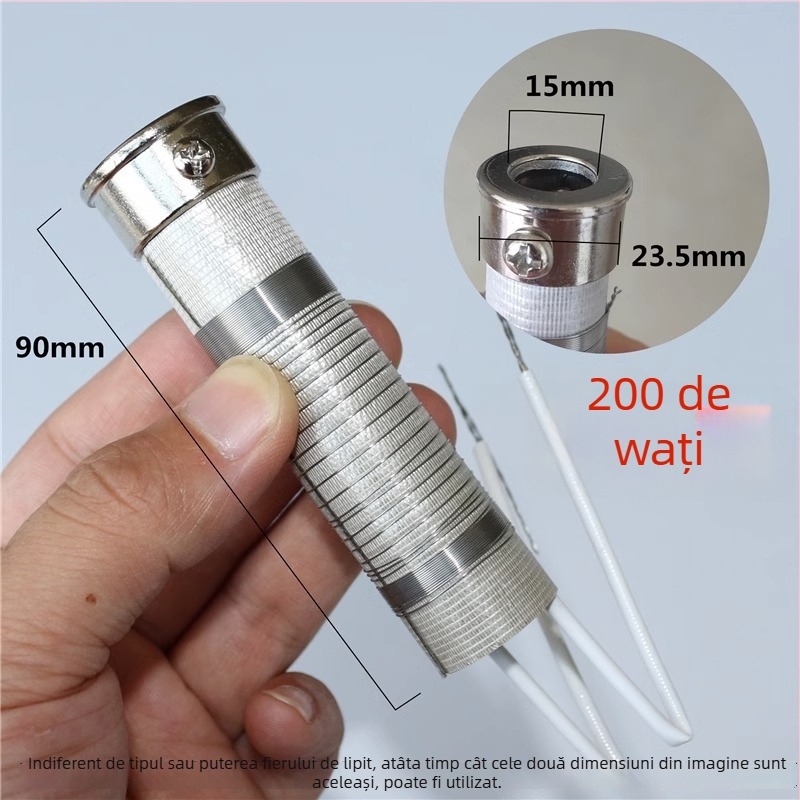 Cap de lipit fără plumb – vârf în unghi și vârf ascuțit, placare cu cupru electroplată, până la 300W, interval de temperatură 480°C