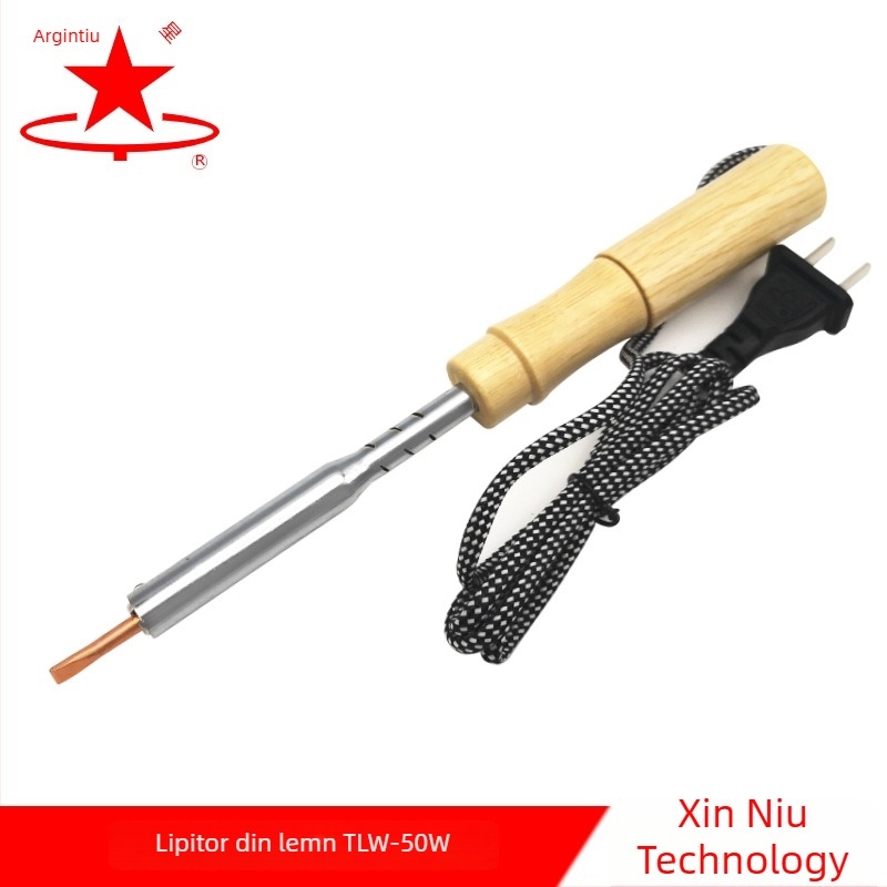 Lipitor electric cu mâner din lemn (Silver Star, 220V, tip de alimentare: electric)