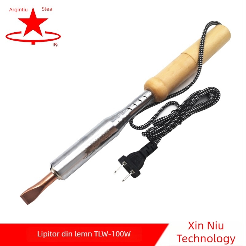 Lipitor electric cu mâner din lemn (Silver Star, 220V, tip de alimentare: electric)