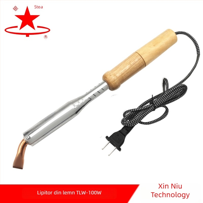 Lipitor electric cu mâner din lemn (Silver Star, 220V, tip de alimentare: electric)