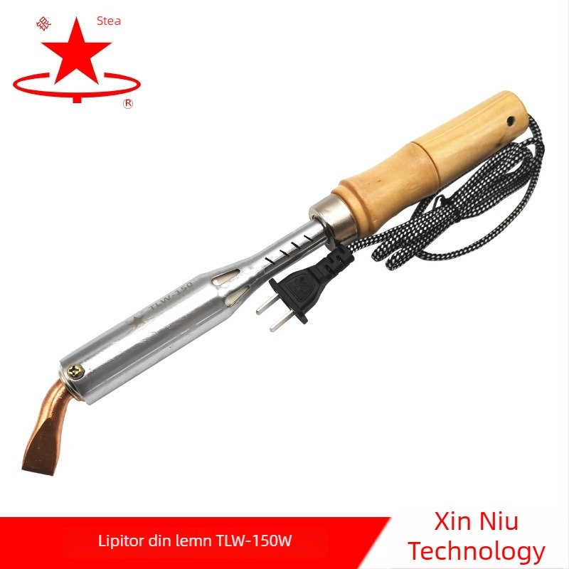 Lipitor electric cu mâner din lemn (Silver Star, 220V, tip de alimentare: electric)