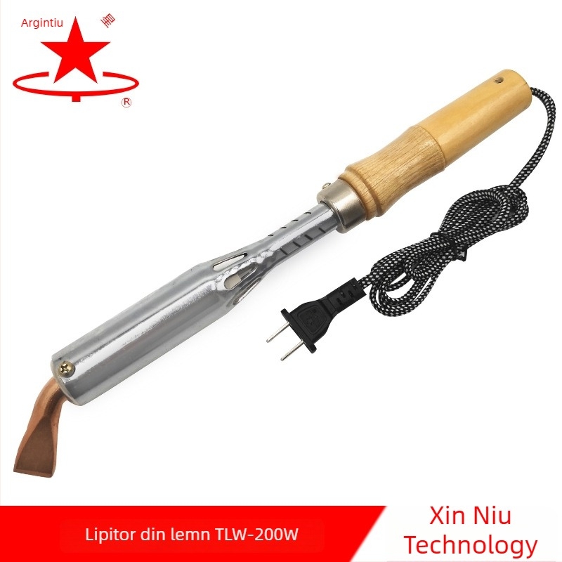 Lipitor electric cu mâner din lemn (Silver Star, 220V, tip de alimentare: electric)