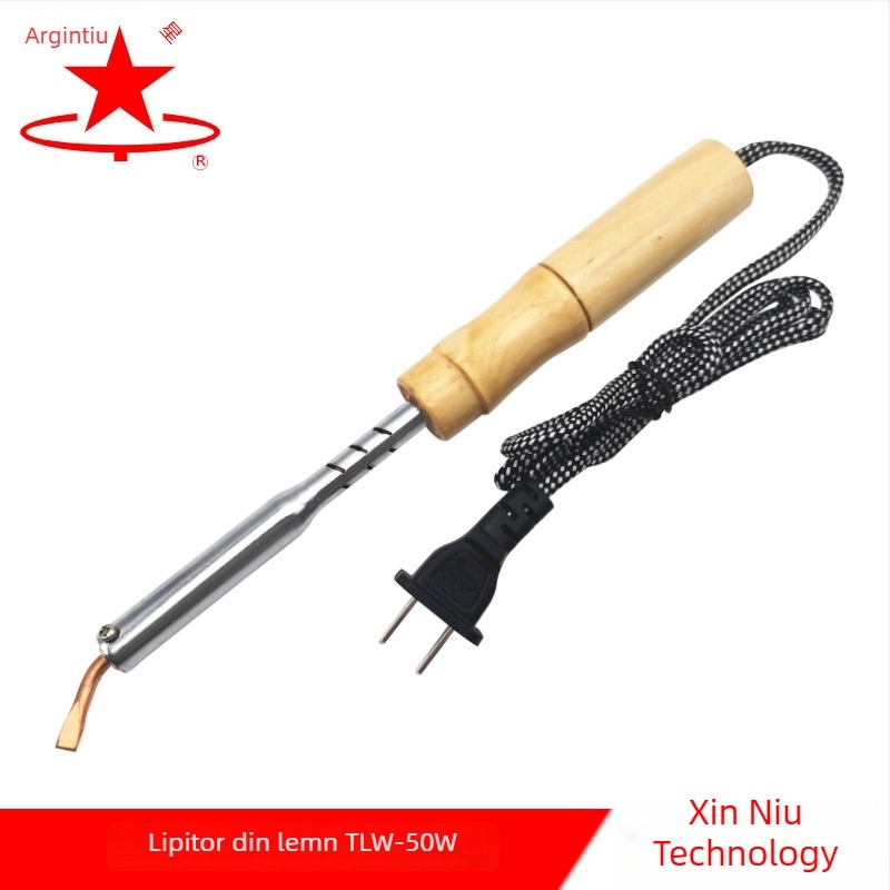 Lipitor electric cu mâner din lemn (Silver Star, 220V, tip de alimentare: electric)