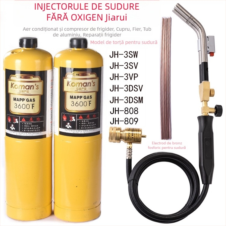 Pistol de sudură pentru țevi de cupru – Jiarui JH-3SW, sudură a țevilor de cupru, accesoriu pentru aer condiționat