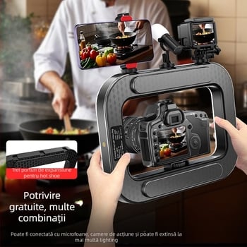 Lumină LED tip inel pentru transmisiuni live și fotografie de portret – baterie încorporată, 10–50W, 5V, personalizabil, marcă privată autorizată Zc.ltd