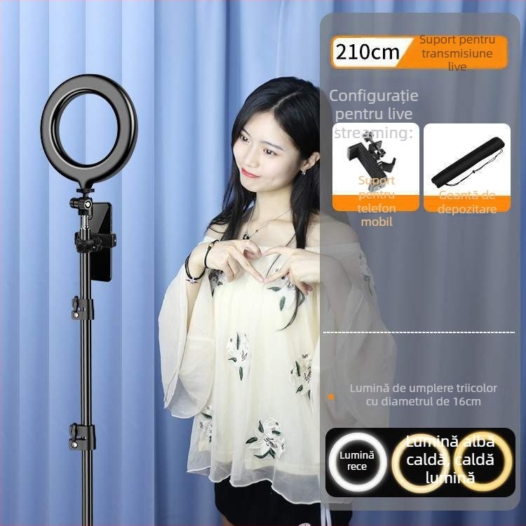 Waite Lumină de fill pentru streaming live, cu temperatură de culoare în trei trepte, ≤10W, 110V