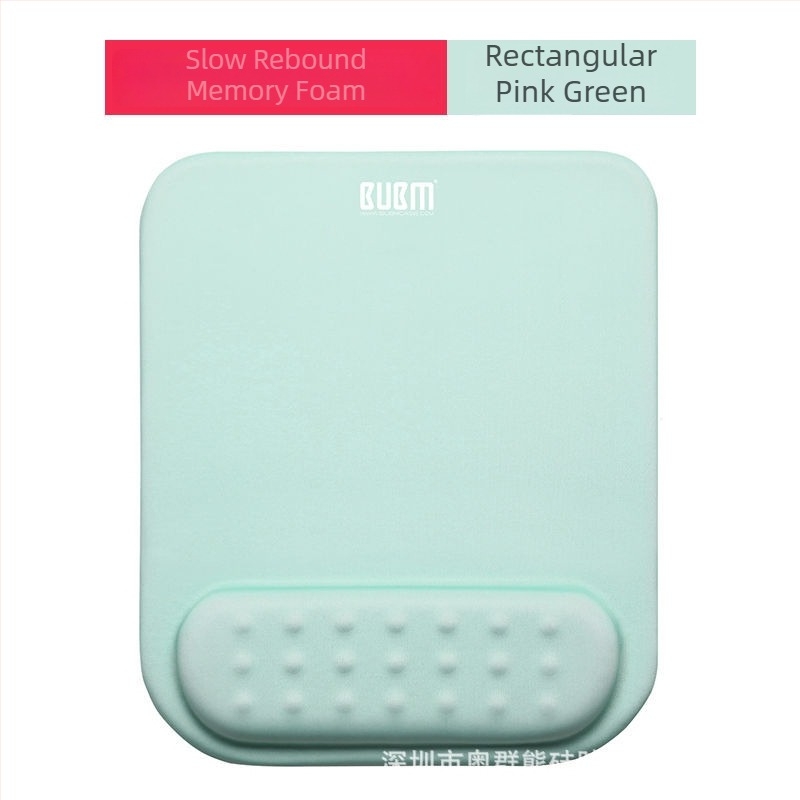 Mouse pad cu pernă de memorie pentru încheietură, bază din cauciuc, față dublă, suport pentru încheietură, pentru tastatură și birou