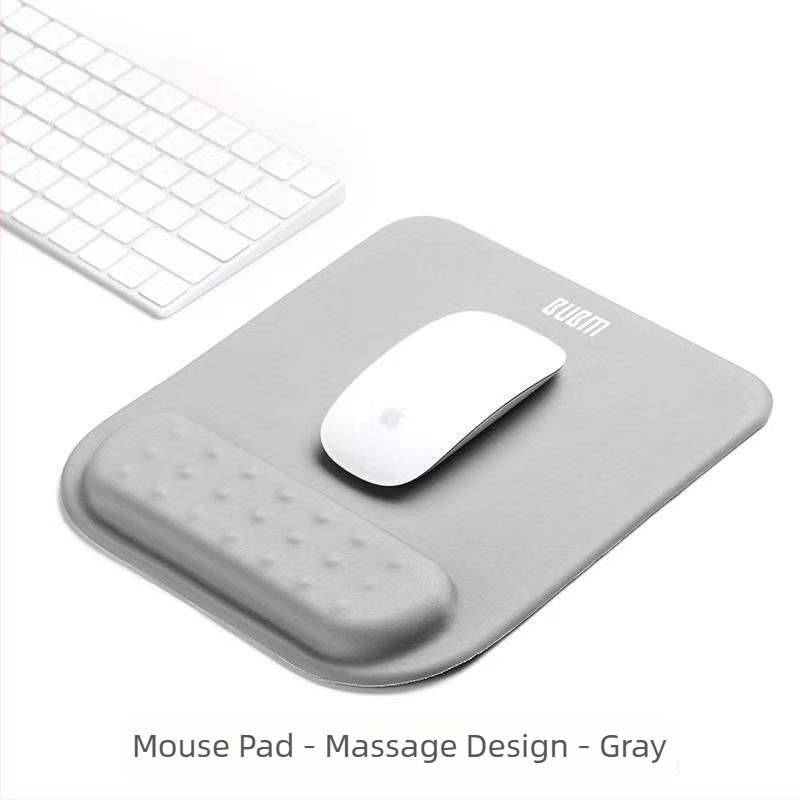 Mouse pad cu pernă de memorie pentru încheietură, bază din cauciuc, față dublă, suport pentru încheietură, pentru tastatură și birou