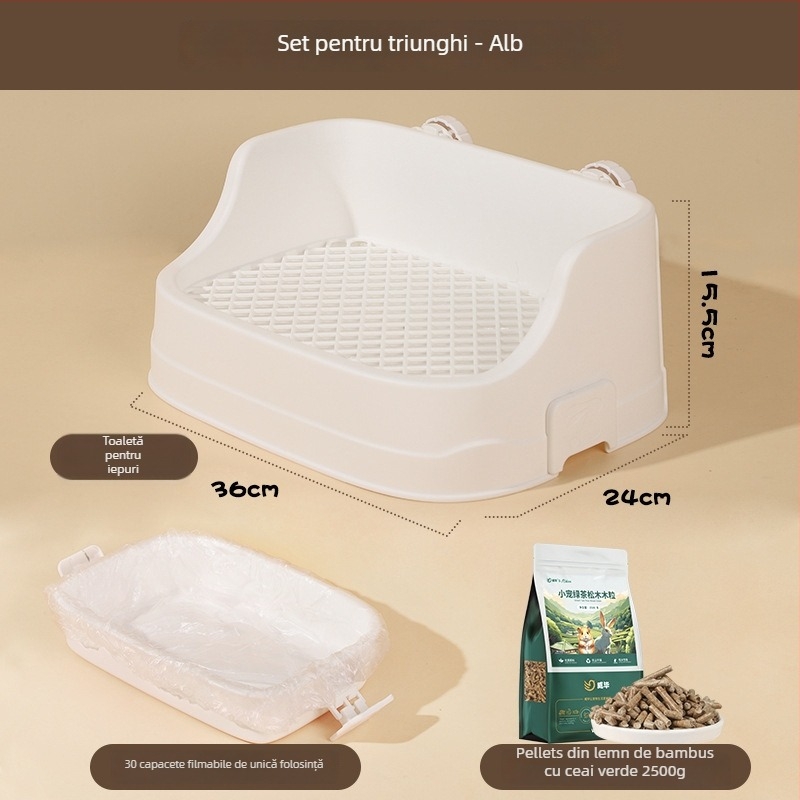 Weibi toaletă din plastic pentru animale de companie, tip split – material: plastic; capacitate: mare; origine: Shanghai; 30 buc., marcă: Weibi