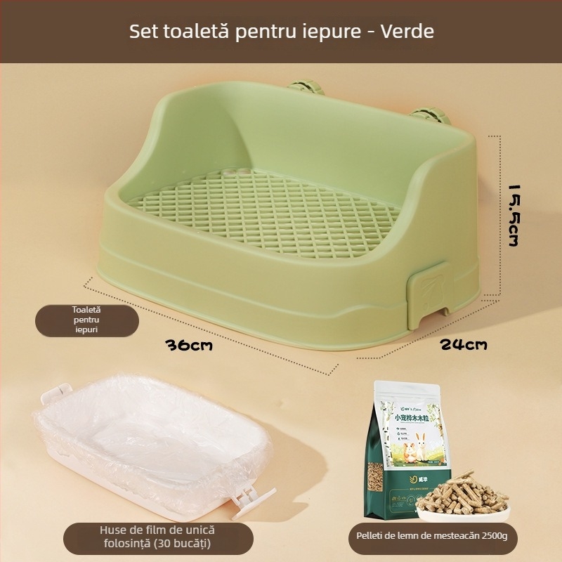 Weibi toaletă din plastic pentru animale de companie, tip split – material: plastic; capacitate: mare; origine: Shanghai; 30 buc., marcă: Weibi