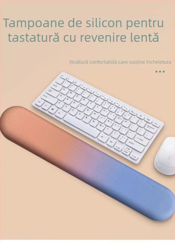 Covoraș de masă pentru tastatură și mouse, cu suprafață din cauciuc anti-derapant, turnare prin injecție, design pe o singură față
