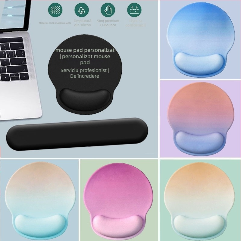 Covoraș de masă pentru tastatură și mouse, cu suprafață din cauciuc anti-derapant, turnare prin injecție, design pe o singură față