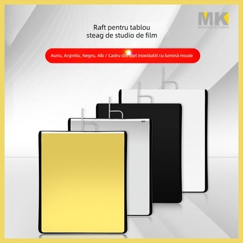 MK 699269 Echipament de reflexie pentru studio cu cadru pentru difuzie moale și panou de fundal (800 g)