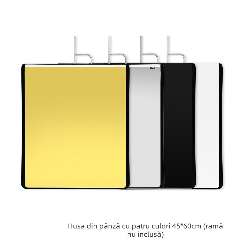 MK 699269 Echipament de reflexie pentru studio cu cadru pentru difuzie moale și panou de fundal (800 g)