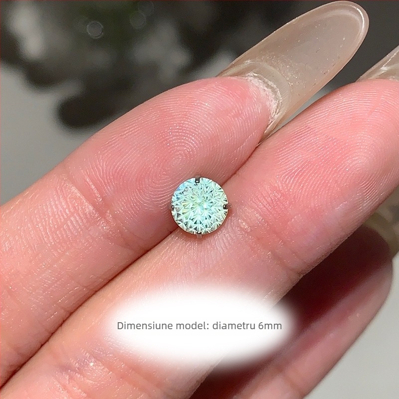 Cercei geometrici din oțel titan cu zirconiu, inspirați de osul urechii, design original