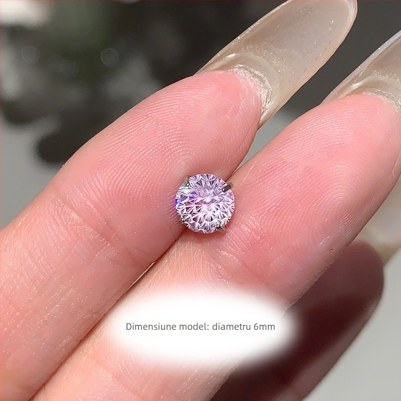 Cercei geometrici din oțel titan cu zirconiu, inspirați de osul urechii, design original