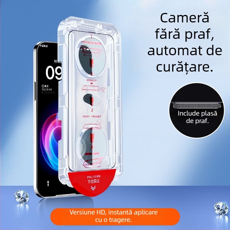 Protecție ecran sticlă pentru iPhone – anti-peep, acoperire completă, anti-amprente, anti-lumină albastră