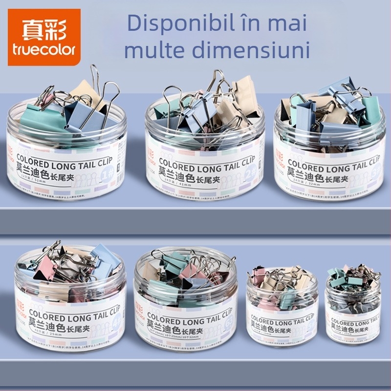 Clipuri metalice pentru documente, design dovetail, model Dovetail clip, serie multifuncțională pentru birou