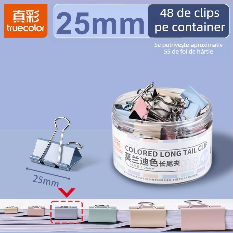 Clipuri metalice pentru documente, design dovetail, model Dovetail clip, serie multifuncțională pentru birou