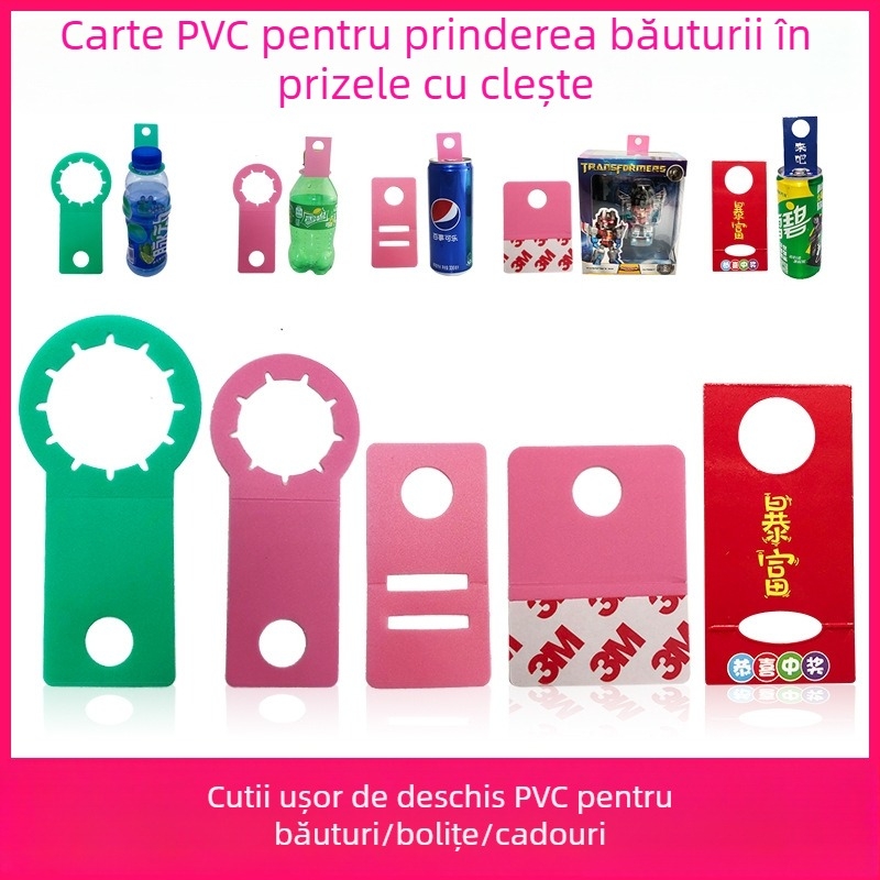 Accesor PVC pentru mașina de prins băuturi, 18×23 cm, 20 cârlige, interfață clește