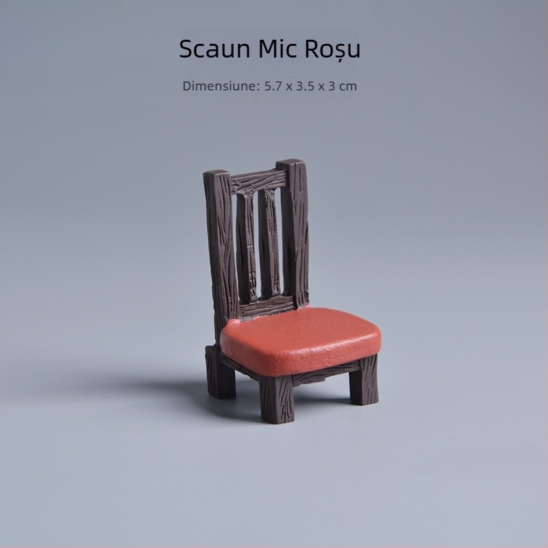 Lampă de birou cu pisică, în stil desen animat, din rășină sintetică, mini peisaj bonsai