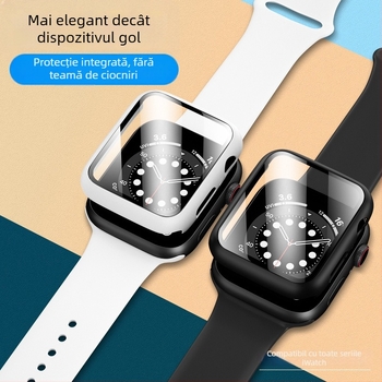 Protecție de ecran din sticlă temperată pentru Apple Watch cu husă de protecție încorporată – acoperire 3/4, brand Billy