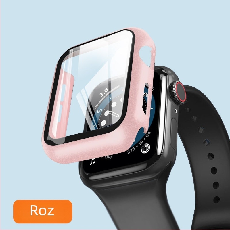 Protecție de ecran din sticlă temperată pentru Apple Watch cu husă de protecție încorporată – acoperire 3/4, brand Billy