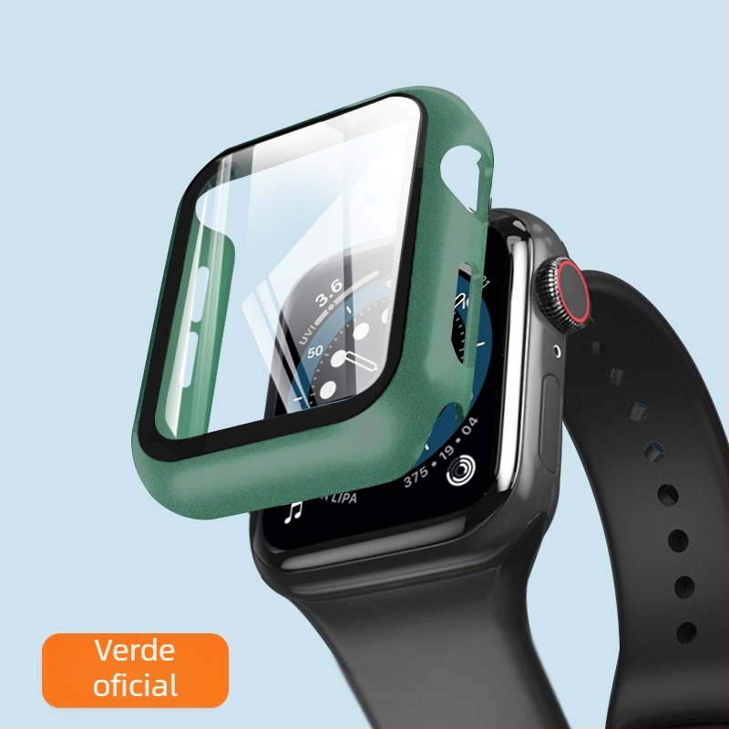 Protecție de ecran din sticlă temperată pentru Apple Watch cu husă de protecție încorporată – acoperire 3/4, brand Billy