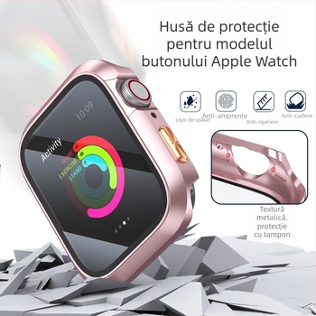 Carcasă de protecție Apple iWatch din PC cu capac pentru butoane, compatibilă cu iWatch, greutate 10 g, ambalaj Opp bag