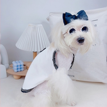 Accesorii de păr pentru animale de companie (câini și pisici), poliester, stil Prințesa Vânt, decor cu funda, origine Guangdong