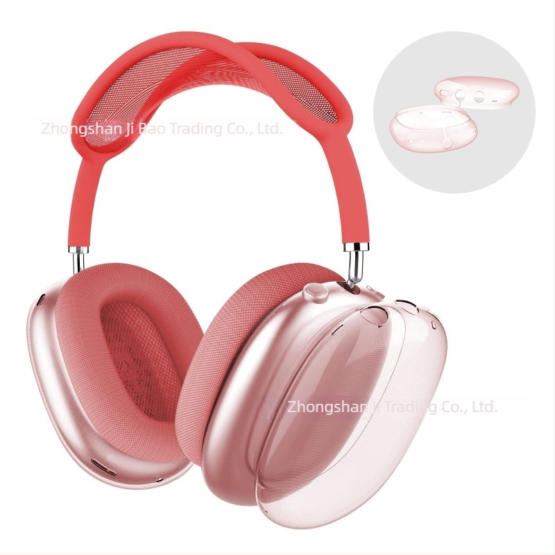 Protecție AirPods Max din TPU — husă moale portabilă, finisaj embossat, compatibilă cu AirPods Max