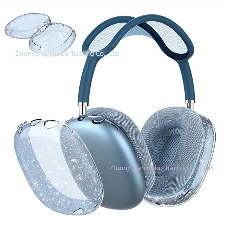 Protecție AirPods Max din TPU — husă moale portabilă, finisaj embossat, compatibilă cu AirPods Max