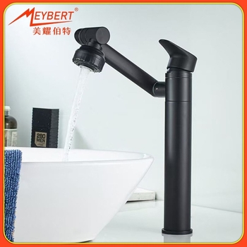 Robinet de amestec din oțel inoxidabil pentru chiuvetă, rotativ, disc ceramic, finisaj electrolitic, temperatură de lucru 0-90°C