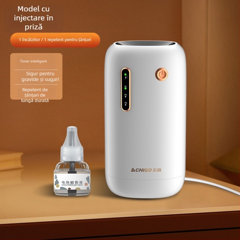 Ucide Țânțari wireless, încărcare USB, pentru interior și exterior, model Chigo LBH107, LED, acoperire 21–30㎡, baterie încorporată 501–800 mAh, autonomie 6–8 h