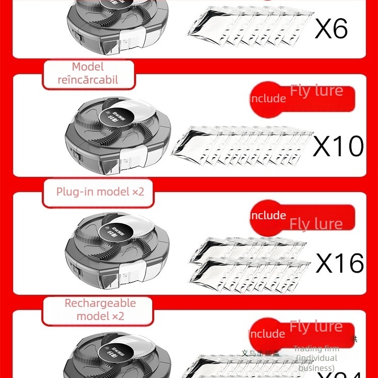 Mașină pentru uciderea muștelor – LED, acoperire 10 m², șoc electric manual, fără baterie încorporată, netoxică