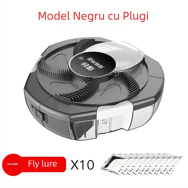 Mașină pentru uciderea muștelor – LED, acoperire 10 m², șoc electric manual, fără baterie încorporată, netoxică