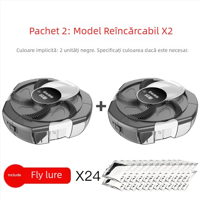 Mașină pentru uciderea muștelor – LED, acoperire 10 m², șoc electric manual, fără baterie încorporată, netoxică