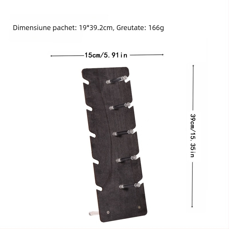Suport din lemn pentru depozitarea ochelarilor, cinci etaje, structură din placă multistrat, tăiere cu laser, carcasă din lemn, modelul 3015