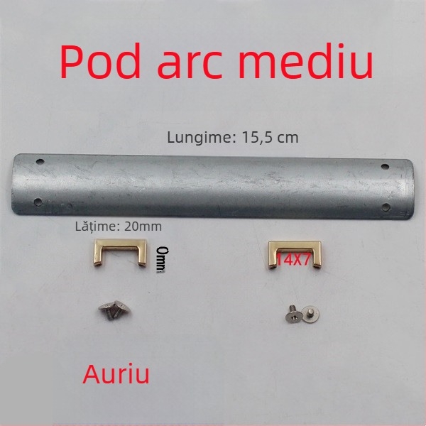 Cleme de închidere pentru geantă din metal, cu forme I și H și arc – hardware DIY pentru genți