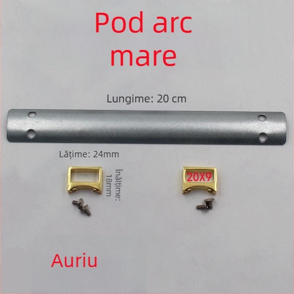 Cleme de închidere pentru geantă din metal, cu forme I și H și arc – hardware DIY pentru genți