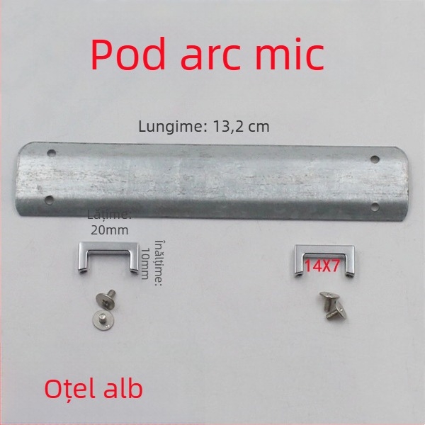 Cleme de închidere pentru geantă din metal, cu forme I și H și arc – hardware DIY pentru genți