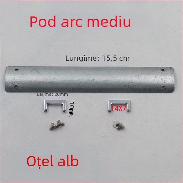 Cleme de închidere pentru geantă din metal, cu forme I și H și arc – hardware DIY pentru genți