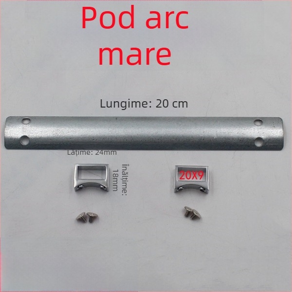 Cleme de închidere pentru geantă din metal, cu forme I și H și arc – hardware DIY pentru genți